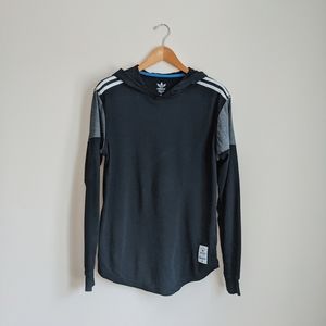 Adidas Hooded Long-Sleeved Tee